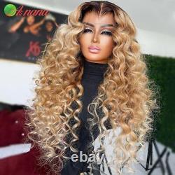 30Inch Deep Curly 13x6 Lace Closure Wig Human Hair Wigs For Women Water Wave Wig