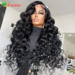 30Inch Deep Curly 13x6 Lace Closure Wig Human Hair Wigs For Women Water Wave Wig
