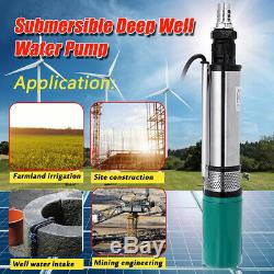 320W DC 24V 5m³ Electric Vehicle Solar Powered Deep Well Water Pump Submersible