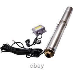 35°C 50 Hz Submersible Deep Well Borehole Water Pump 750 W 10m Cable 2850 rpm