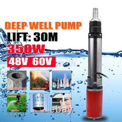 350W 5m³/h Deep Well Water Pump Screw Submersible Pump Pond Irrigation Farm 60V