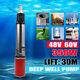 350w Screw Submersible Dc 48v/60v 99 Ft Water Flow 3-5m³/h Deep Well
