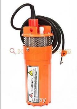 360LPH 70M Lift Small Submersible Power Solar Water Pump Outdoor Deep Well 12V