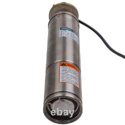 4 1HP 2600L/H Borehole 4 Deep Well Submersible Water Pump Electric Pump