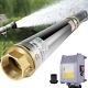 4 220v Water Pump 341ft Deep Well Electric Submersible Pump Stainless Steel