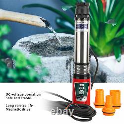 4-6m3/h 400W Submersible Deep Well Water DC Pump 4.5Mpa With 2PI10 Meter Wire