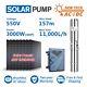 4 Ac/dc Deep Bore Well Solar Water Pump 3kw 4hp Submersible 380v 157m Inverter