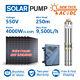 4 Ac/dc Deep Bore Well Solar Water Pump 4kw Submersible 380v 250m Bomba Solares