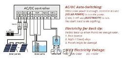 4 AC/DC Hybrid Deep Well Solar Water Pump 1500W 2HP Submersible Against Drought