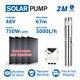 4 Dc Deep Well Solar Water Pump 48v 750w Submersible Mppt Controller Kit Bore
