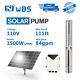 4 Deep Well Stainless Steel Solar Water Pump 110v 2hp Submersible + Controller