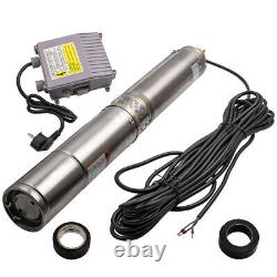 4 inch 370W 55m Borehole Deep Well Submersible Water Stainless Steel 6000L/H