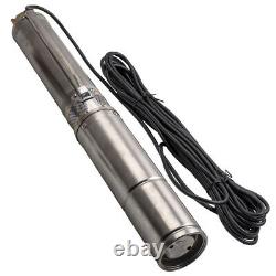 4 inch 370W 55m Borehole Deep Well Submersible Water Stainless Steel 6000L/H