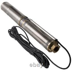 4 inch 370W Borehole Deep Well Submersible Water Stainless Steel 6000L/H IP68