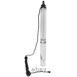 440FT Submersible Well Pump 42GPM 220V Deep Stainless Steel Water Pump 2HP
