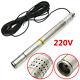 50mm Submersible Bore 0.5 Hp Water Farm Garden Deep Well Pump180ft 8gpm 220v