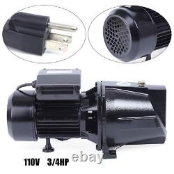 550W Deep Well Jet Pump with Pressure Switch Irrigate Pump 3420 RPM 110V