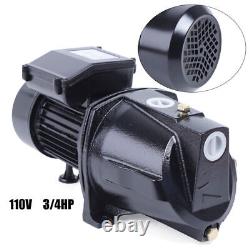 550W Deep Well Jet Pump with Pressure Switch Irrigate Pump 3420 RPM 110V