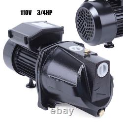 550W Deep Well Jet Pump with Pressure Switch Irrigate Pump 3420 RPM 110V