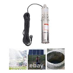 550W Deep Well Pump Stainless Steel Submersible Well Pump With 1in Water Outlet