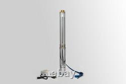625 Feet Submersible Deep Water Well Pump 3 HP 220V With Control Box