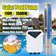 7500l/h Deep Bore Well Solar Water Pump 110v 2hp Submersible Mppt Controller Kit
