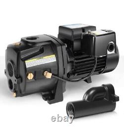 Acquaer 1/2HP ShallowithDeep Well Jet Pump, Cast Iron Convertible Pump with Eje