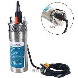 Amarine Made 24V DC Submersible Deep Well Water Pump 3.2GPM 4 Stainless Shell