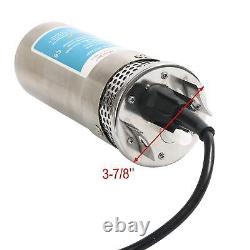 Amarine Made 24V DC Submersible Deep Well Water Pump 3.2GPM 4 Stainless Shell