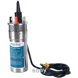 Amarine Made 24V Stainless Shell Submersible 3.2GPM 4 Deep Well Water DC Energy