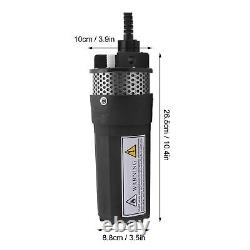 (Black)Submersible Deep Well Water Pump 12V DC Safe Stable High Power Quick