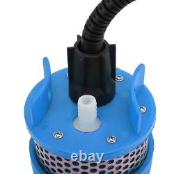 (Blue)Solar Submersible Water Pump 230ft Lift 6.5L Deep Well Water Pump For