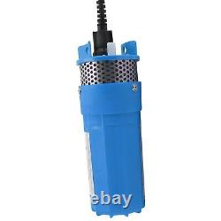 (Blue)Solar Submersible Water Pump 230ft Lift 6.5L Deep Well Water Pump For I HG