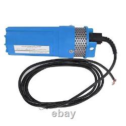 Blue Solar Submersible Water Pump 230ft Lift 6.5L Deep Well Water Pump For Irrig