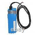 (Blue)Submersible Deep Well Water Pump 12V DC Safe Stable High Power Quick