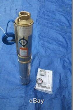 Brand New Submersible Deep Well water Pump 2 HP 220V Brass outlet 1 1/4