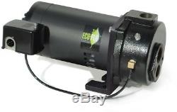 Convertible Deep Well Jet Pump Water Pressure EFCWJ10 ECO FLO 1 HP Switchless