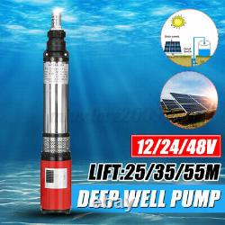DC 12V/24V/48V 550W 5 m³/h Flow Submersible Water Pump Deep Well Pump Irrigation