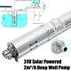 Dc 24v 2000l/h Mppt Farm&ranch Solar Power Submersible Bore Deep Well Water Pump