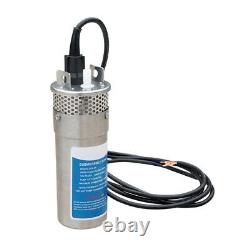 DC 24V Stainless Steel Submersible Deep Solar Well Water Pump for Farm Ranch