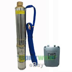 DC 48V Solar Brushless Deep Well Submersible Pump 600W Centrifugal Water Pump