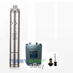 DC 72V Solar Power Submersible Pump 1200W Deep Well Water Pump With Controller