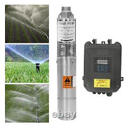 DC Deep Bore Well Solar Water Pump 24V 210W Submersible Pump MPPT Controller Kit