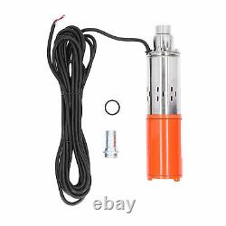 DC Solar Pump Copper Motor Deep Well Submersible Water Pump 2.0m³/h 500W DC 24V