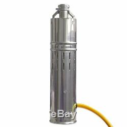 DC12V 2m3/H 210W 30 Metes Head Solar Brushless Deep Well Submersible Water Pump