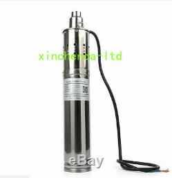 DC24V Submersible Brushless Solar Water Pump 3m³/H 120M Head max Deep Well Pump