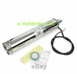DC24V Submersible Brushless Solar Water Pump 3m³/H 120M Head max Deep Well Pump