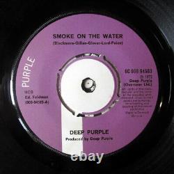Deep Purple Smoke On The Water 1973 Denmark 7 Very Rare Purple Ps