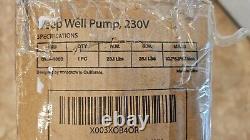 Deep Well Pump Submersible Pump 1HP 4 33GPM Stainless Steel Water Pump 230V