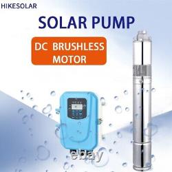 Deep Well Solar Water Pump Stainless Steel Impeller Solar Borehole Pump With MPP